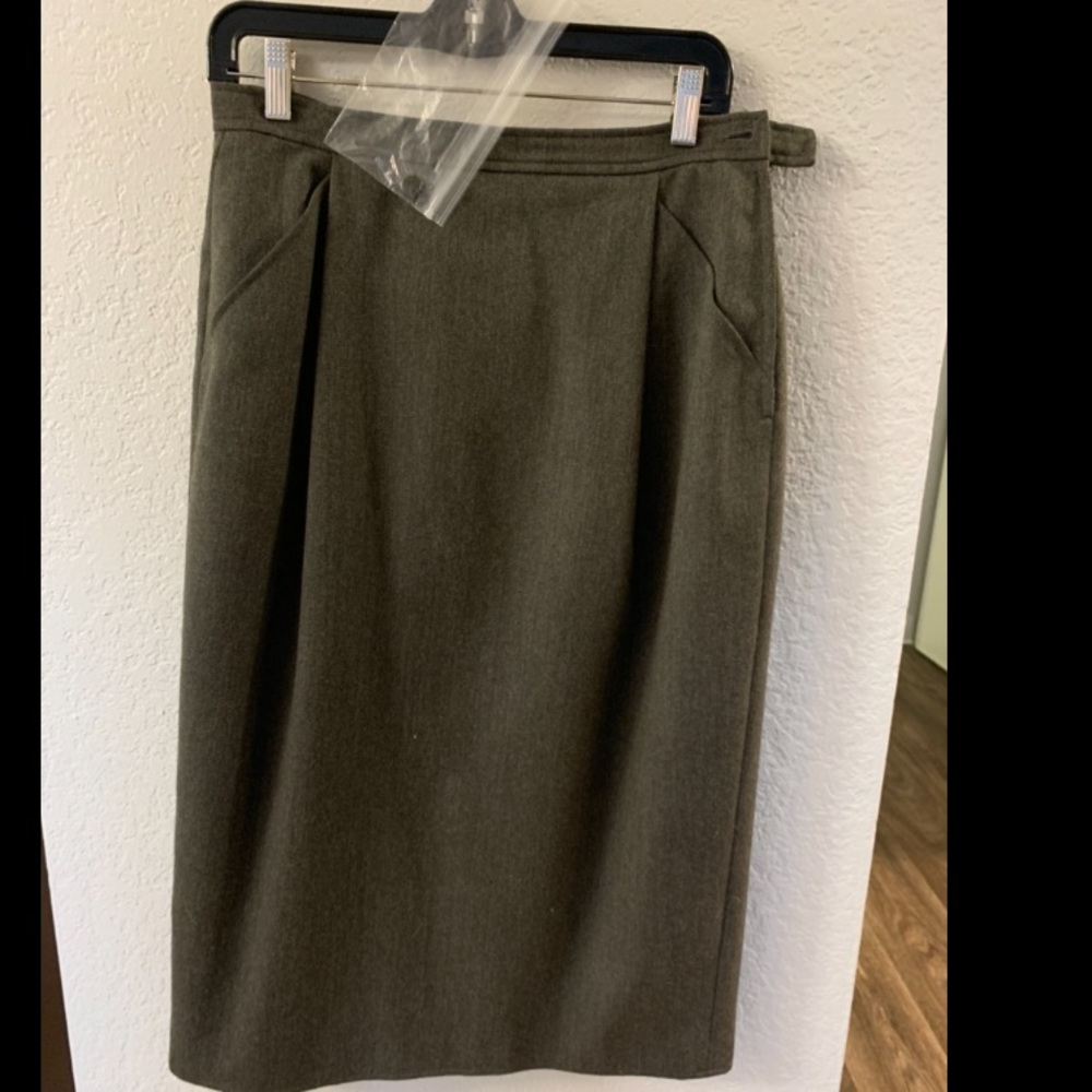 Giorgio Armani Skirt with Rear Layering Design